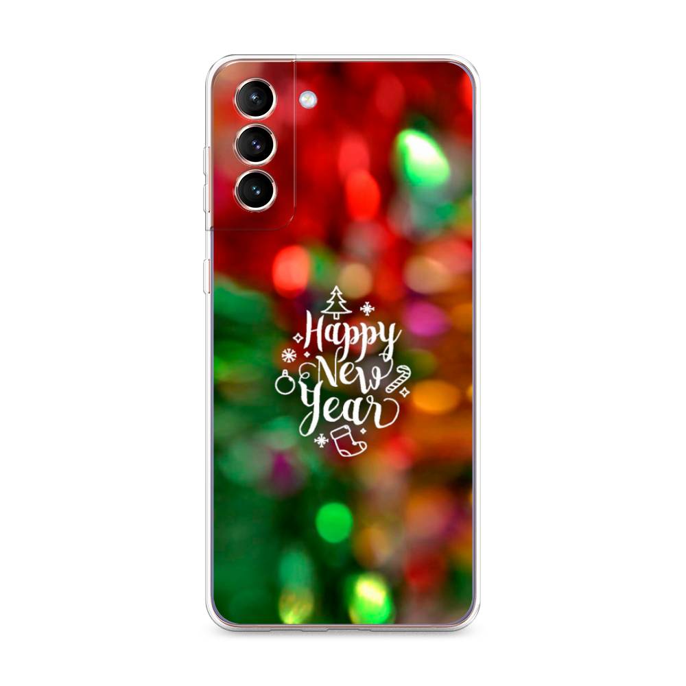 

Чехол на Samsung Galaxy S21 Plus "Новый Год на елке", Зеленый;красный;желтый, 2102150-5