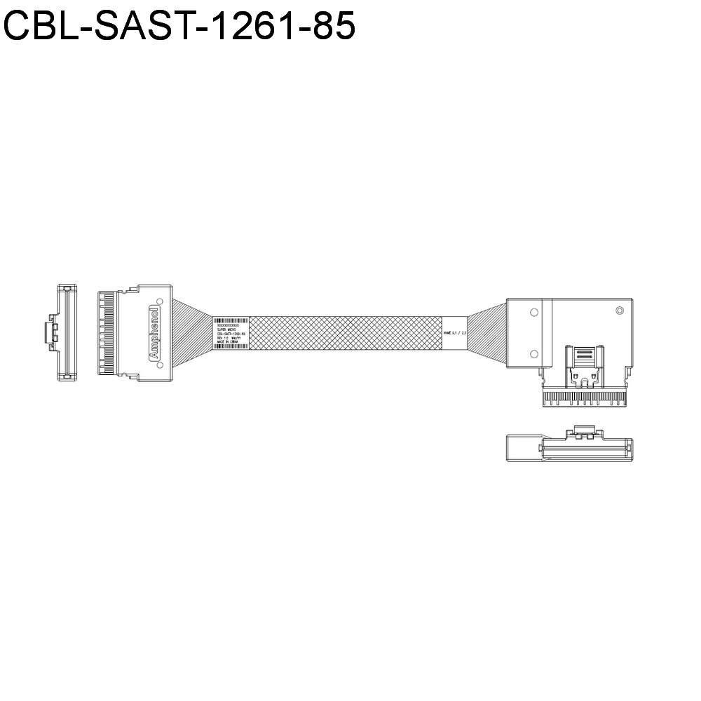 

Кабель SuperMicro CBL-KIT-220U-TNR-22N Cable Kit with 11 NVMe cables for X12 Ultra