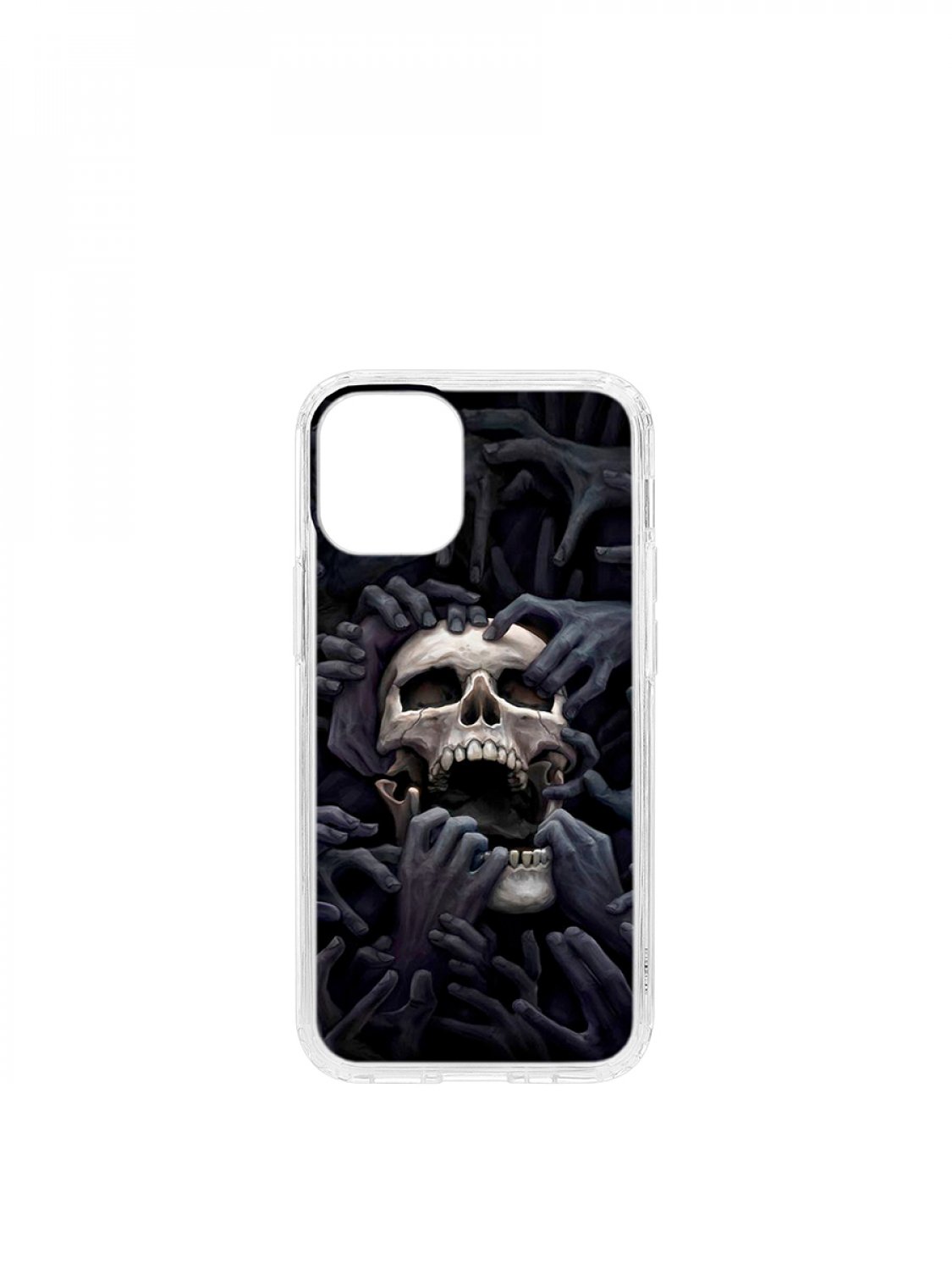 фото Чехол для appe iphone 12 mini kruche print skull hands кruче