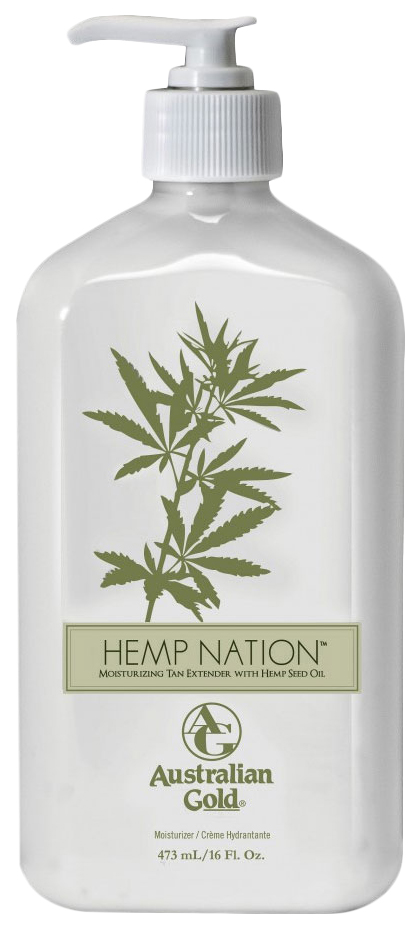 Лосьон после загара Australian Gold HEMP NATION TAN EXTENDER Original 535 мл лосьон после загара australian gold hemp nation tan extender white peach