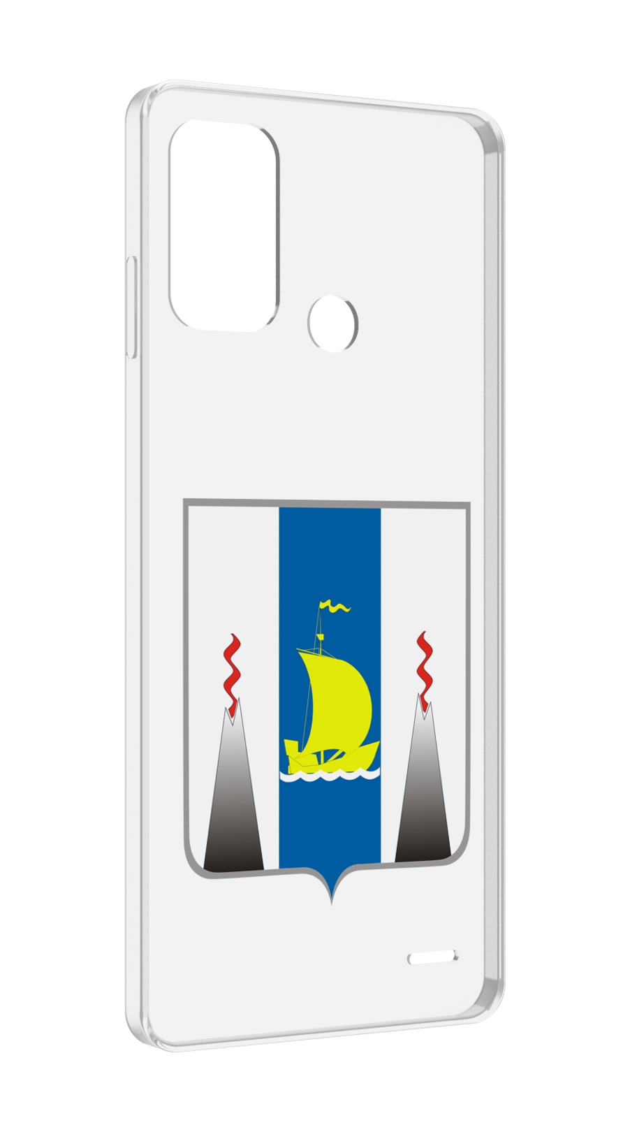 

Чехол MyPads герб-сахалиснкои-области для ZTE Blade A52, Прозрачный, Tocco