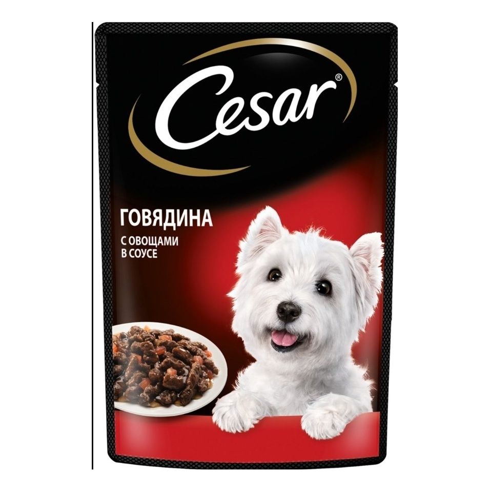 

Влажный корм Cesar с говядиной и овощами для собак 85 г