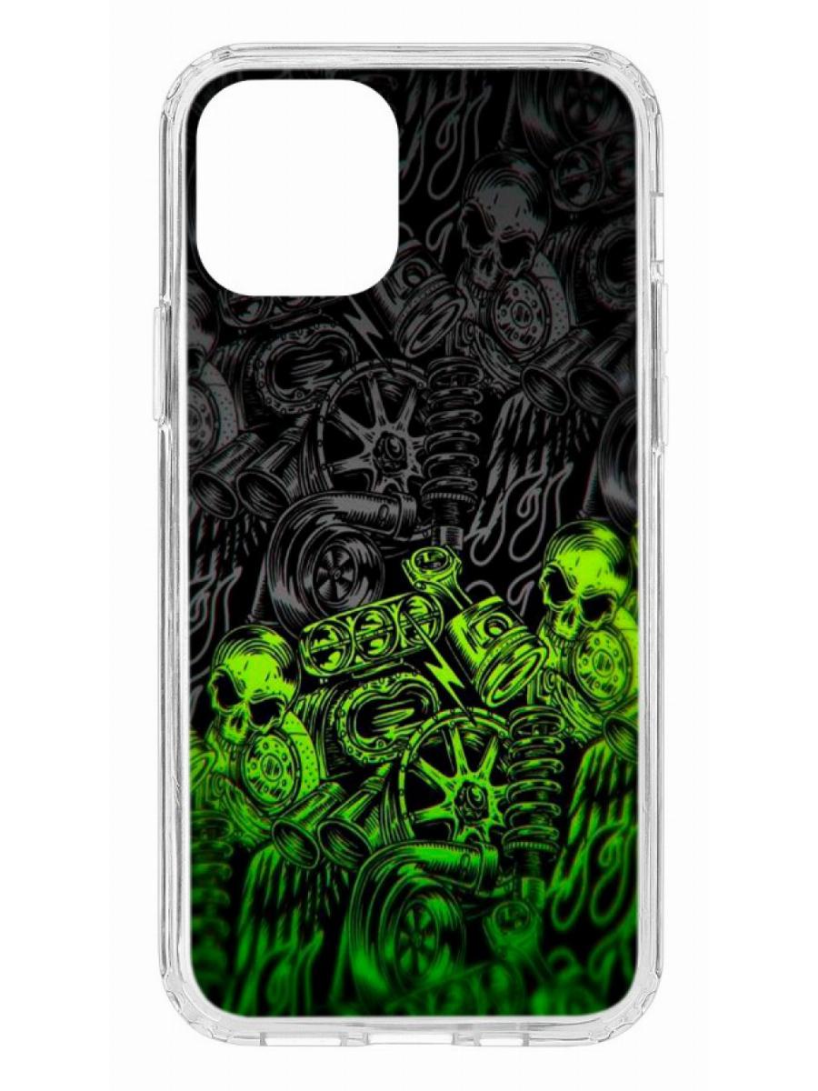 Чехол для Appe iPhone 12 Kruche Print Garage