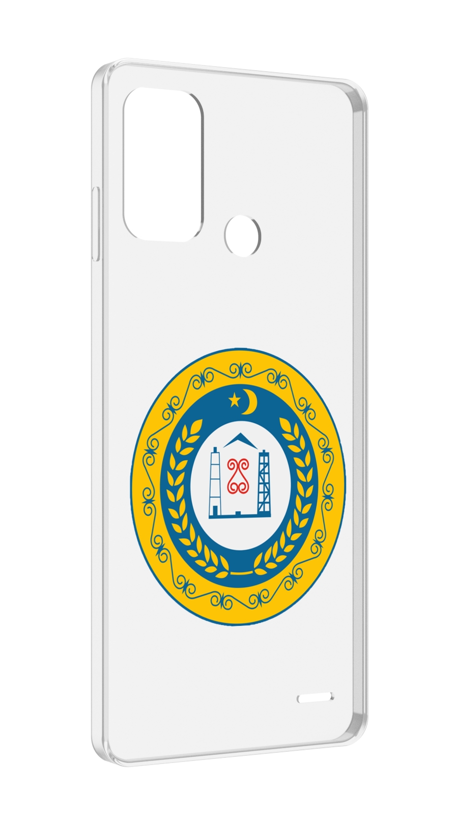 

Чехол MyPads герб-чечня для ZTE Blade A52, Прозрачный, Tocco