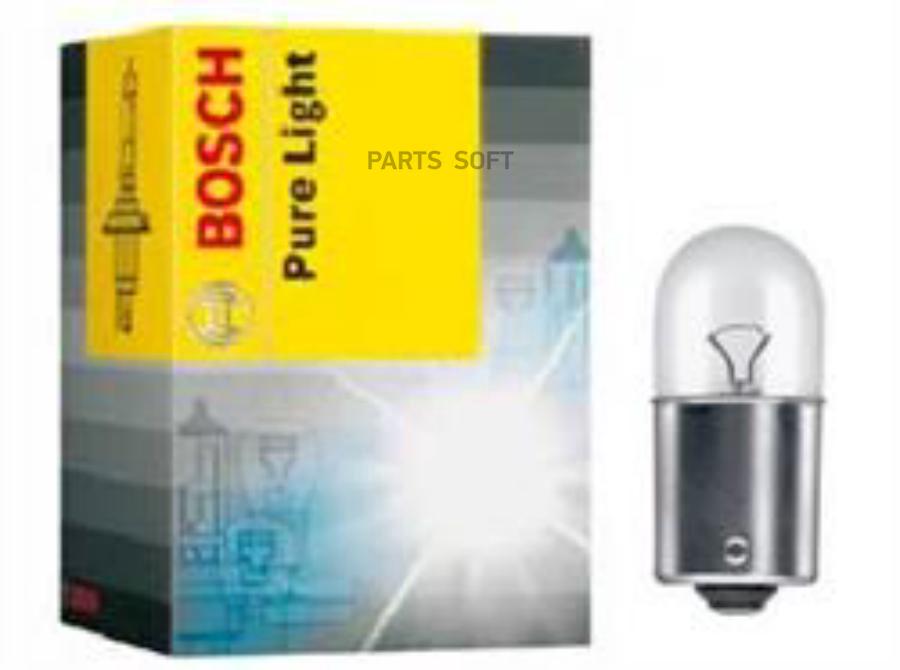 BOSCH Лампа [(R10W) 12V 10W BA15S[min10] подсветка номера, противотуманная фара задн] All