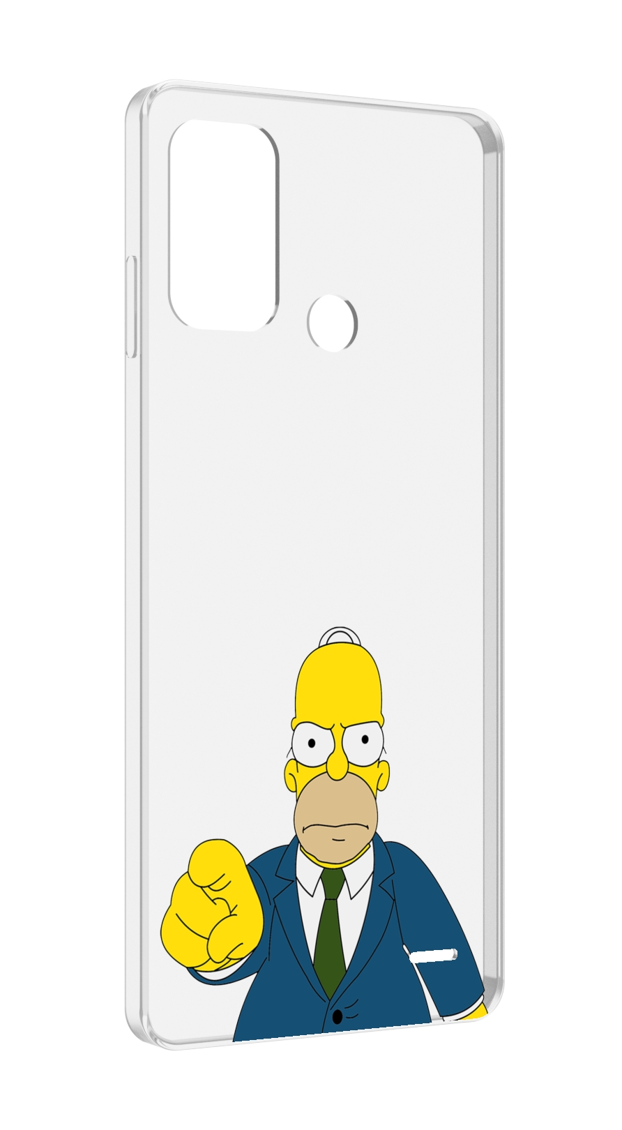 

Чехол MyPads гомер-злой для ZTE Blade A52, Прозрачный, Tocco