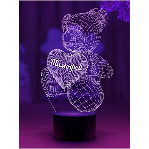 

Ночник Amstek "Мишка именной Тимофей"