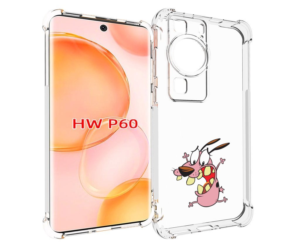 

Чехол MyPads зубастый бобик для Huawei P60, Tocco