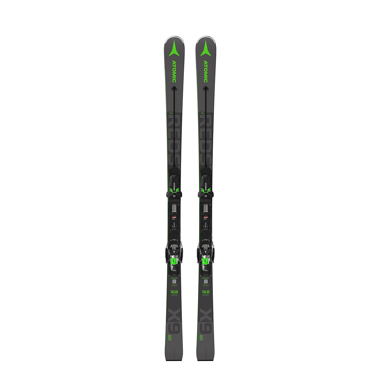 фото Горные лыжи atomic redster x9 wb + x 12 gw black/green (20/21) (168)