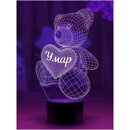 

Ночник Amstek "Мишка именной Умар"