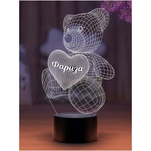 

Ночник Amstek "Мишка именной Фариза"