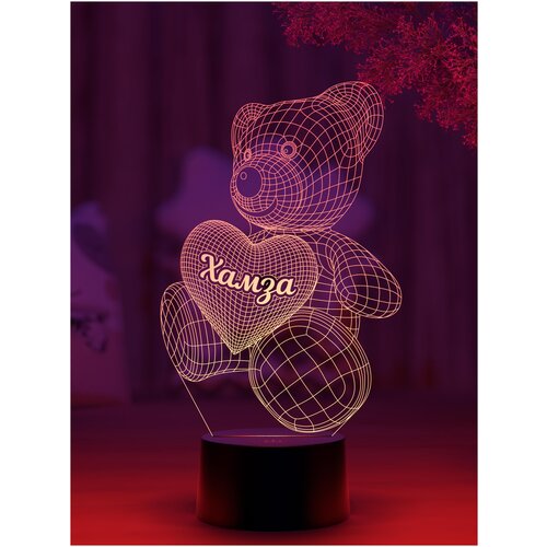 

Ночник Amstek "Мишка именной Хамза"