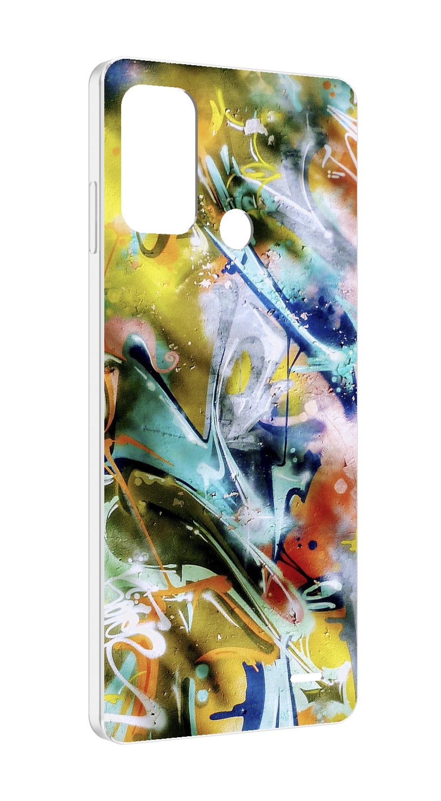 Чехол MyPads граффити-хаос для ZTE Blade A52