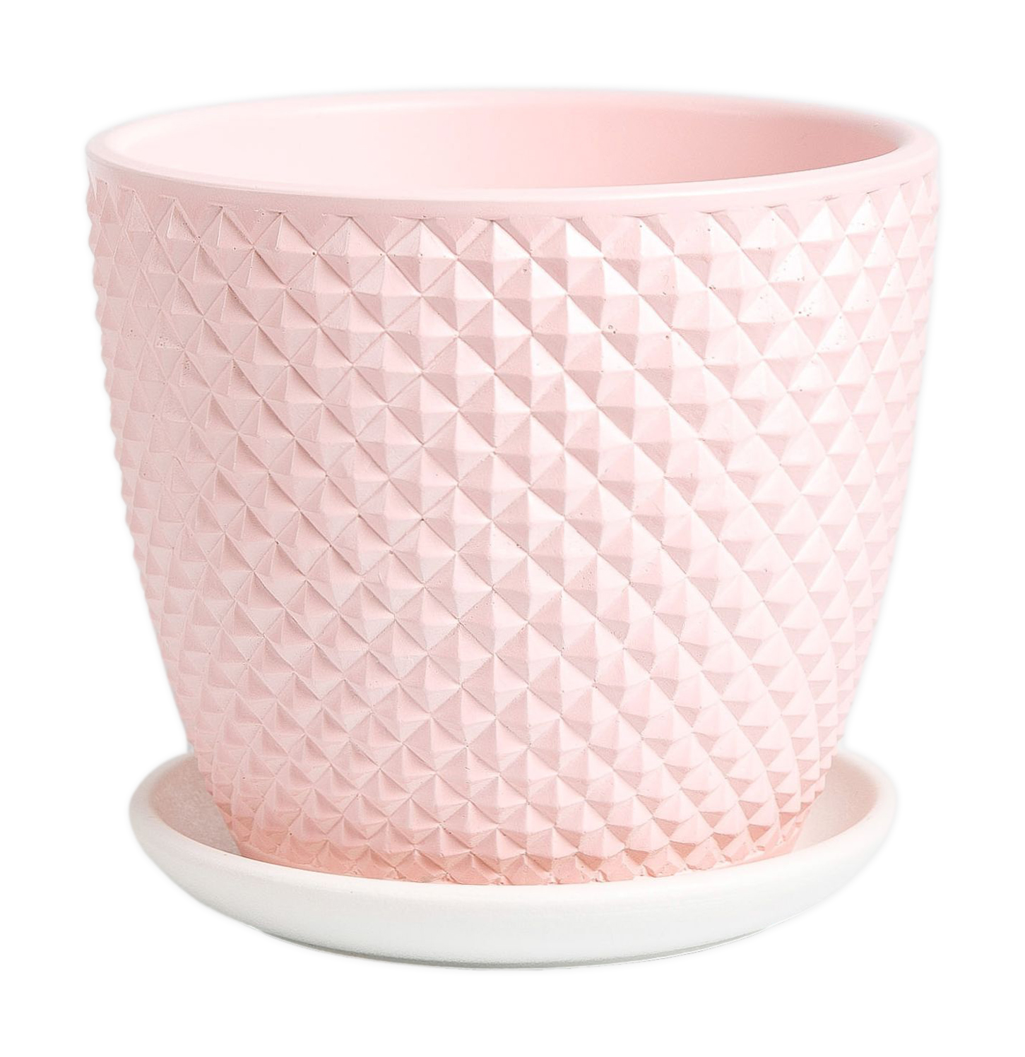 Цветочный горшок Miss Pots Грань КБ-Б2-217-09 1,31 л розовый 1 шт.
