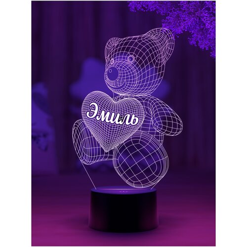 

Ночник Amstek "Мишка именной Эмиль"
