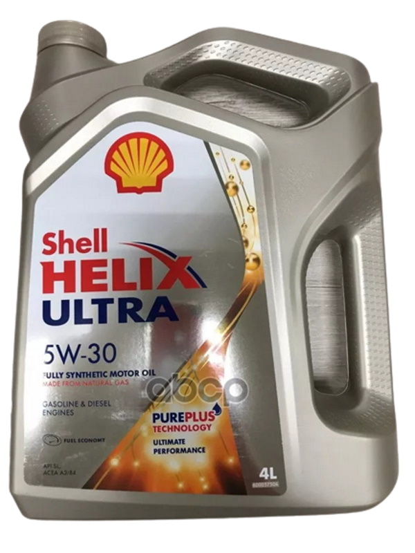 фото Масло моторное синтетическое helix ultra 5w-30 4л 550046387 shell