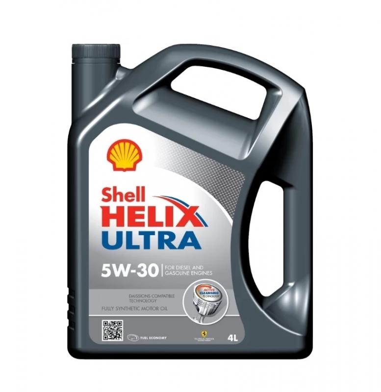 

Моторное масло Shell синтетическое helix ultra 5W30 4л