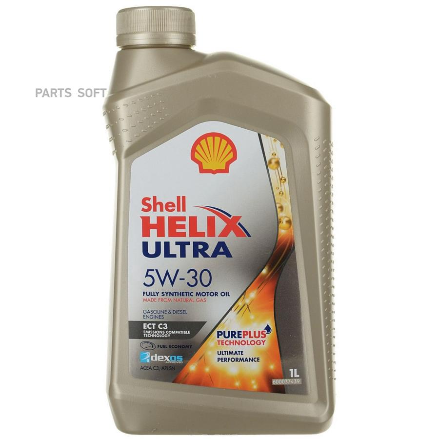 

Моторное масло Shell синтетическое helix ultra ect c3 5w30 1л