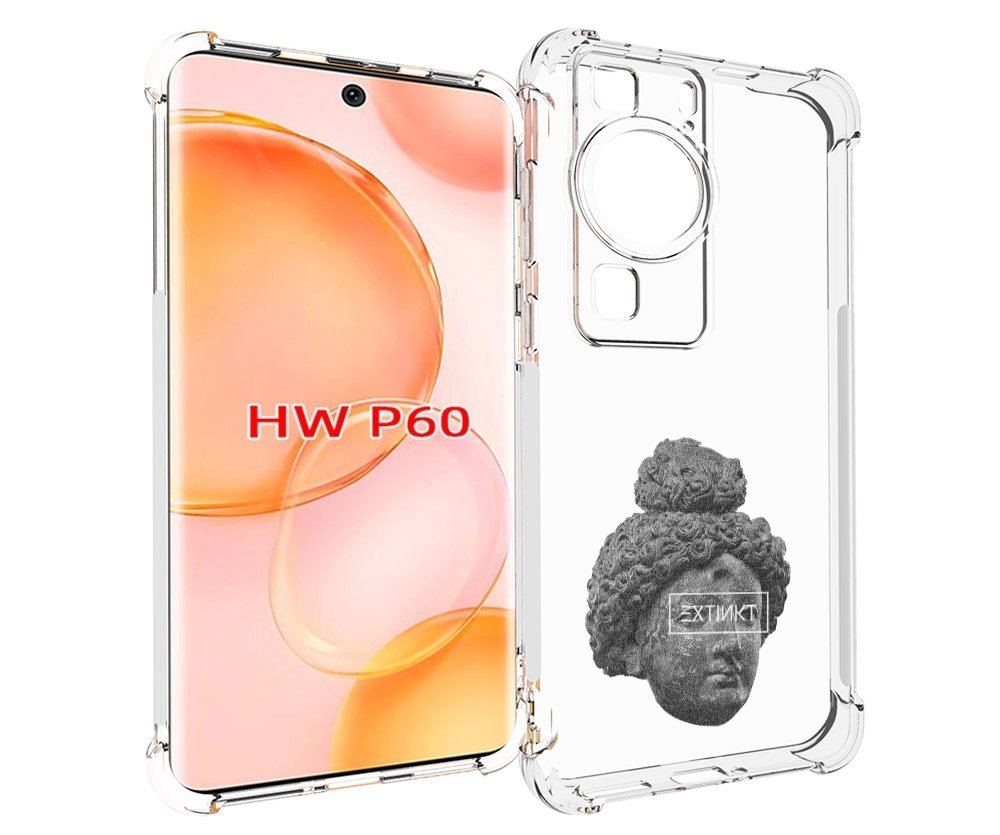 

Чехол MyPads каменное лицо девушки для Huawei P60, Tocco