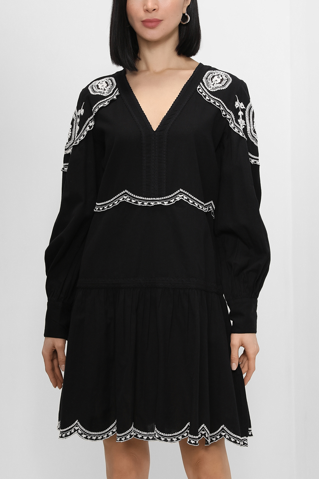 

Платье женское TWINSET 231TP2490 черное 42, Черный, 231TP2490