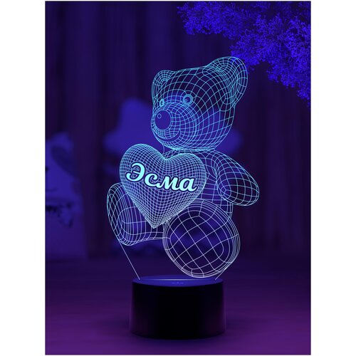 

Ночник Amstek "Мишка именной Эсма"