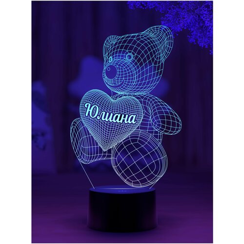 

Ночник Amstek "Мишка именной Юлиана"