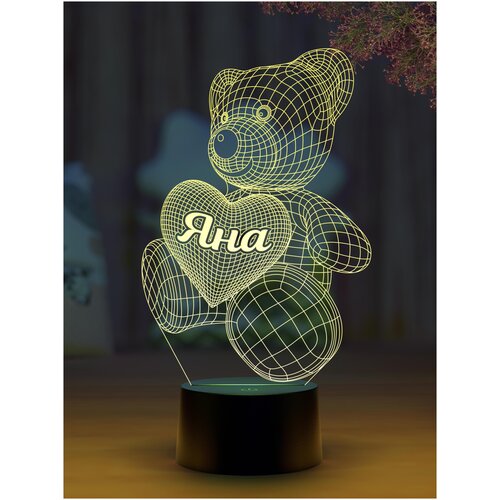 

Ночник Amstek "Мишка именной Яна"