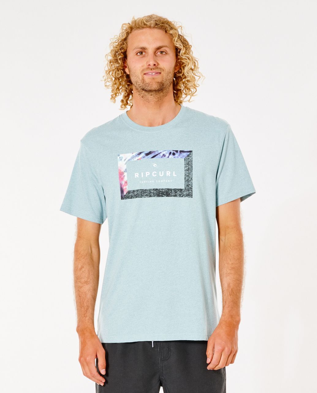 Футболка мужская Rip Curl TROPIC WORLD TEE голубая S