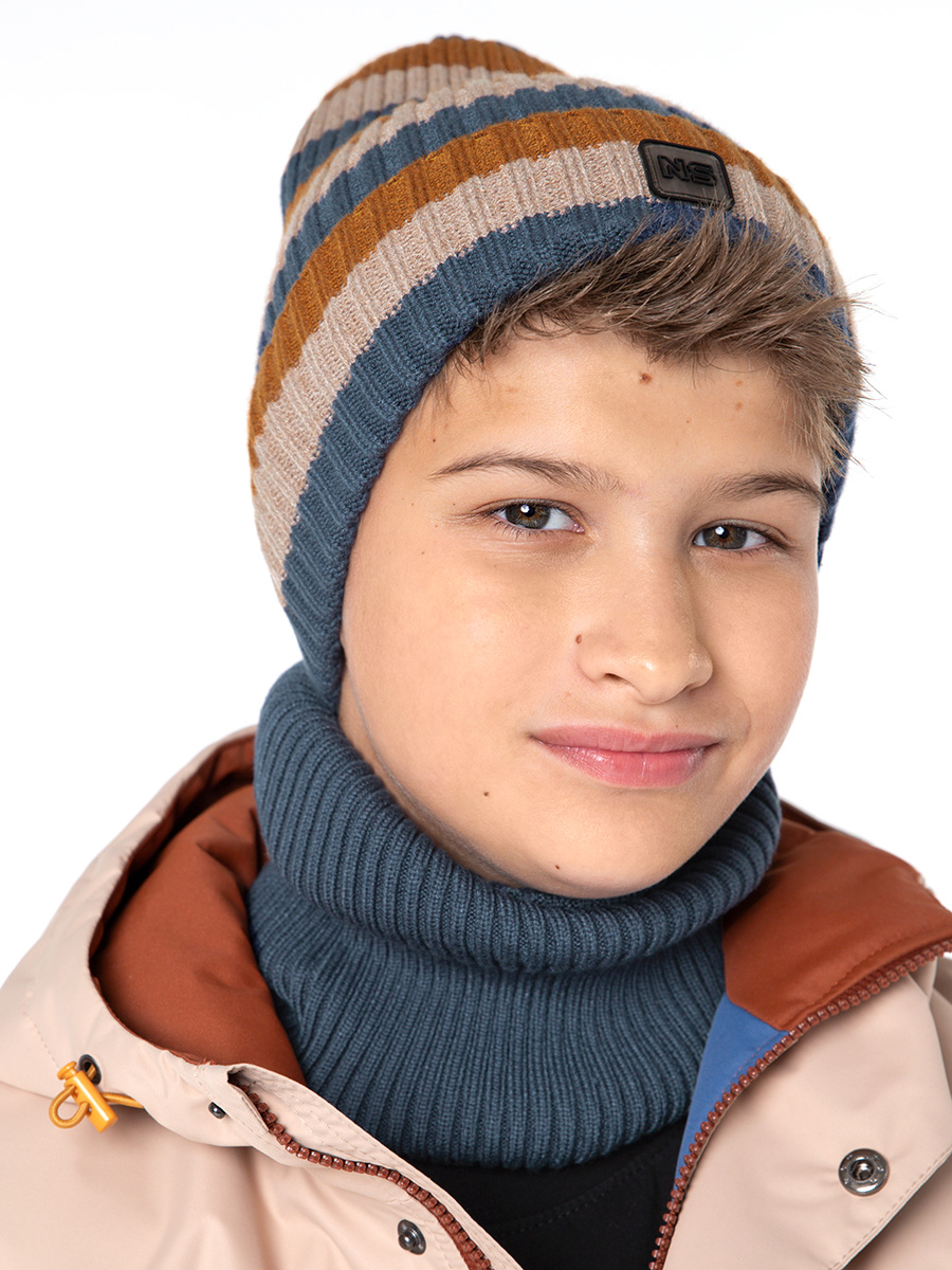 

Комплект детский NIKASTYLE 12м11324, джинс, 50, Синий, 12м11324