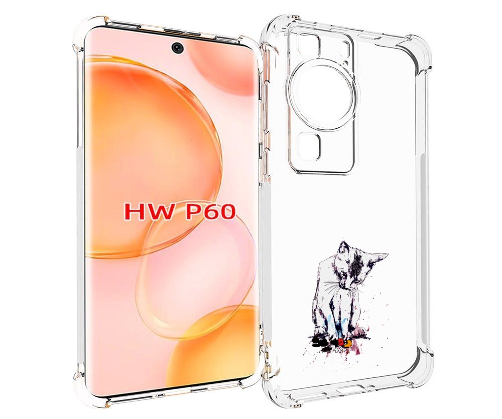

Чехол MyPads кот и микки для Huawei P60, Tocco