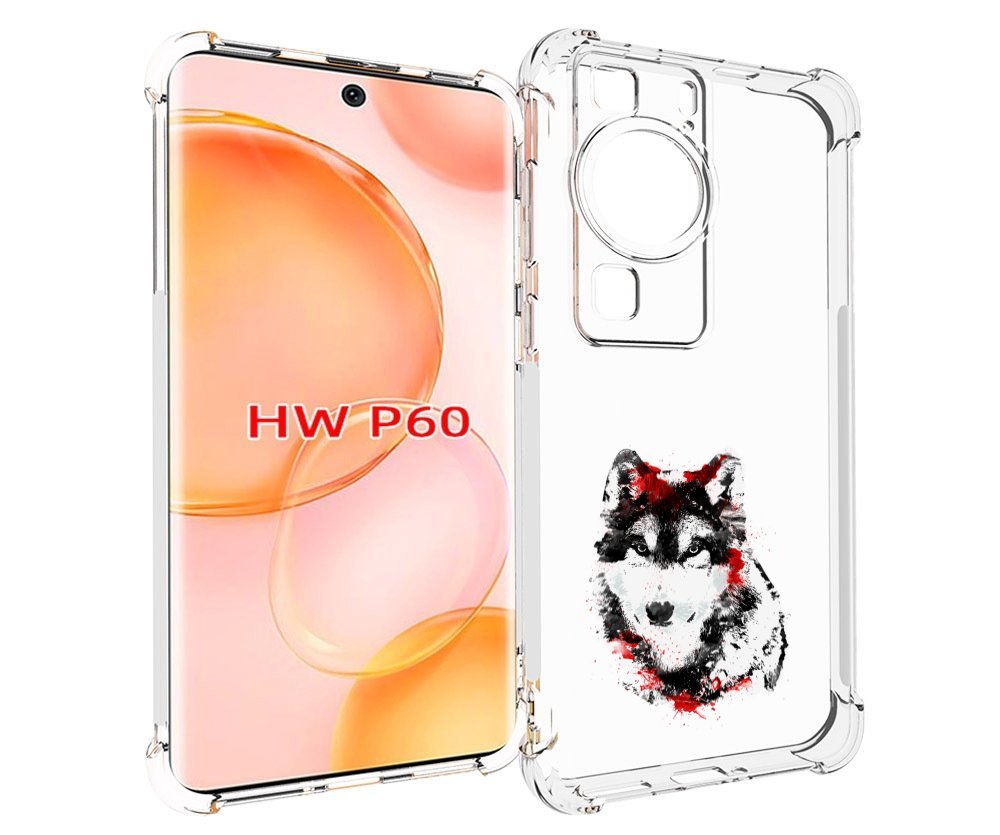 

Чехол MyPads кровавый волк для Huawei P60, Tocco