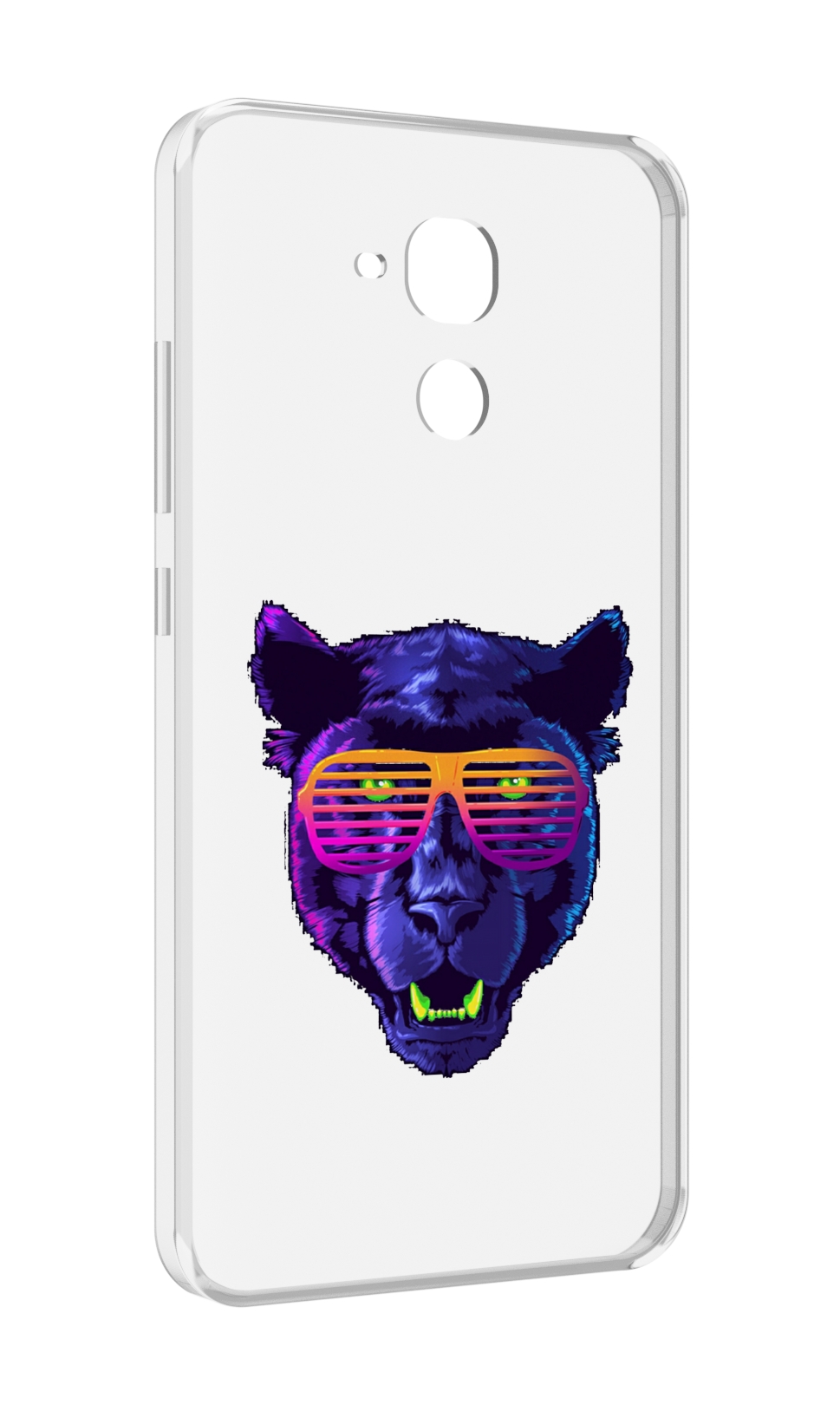 Чехол MyPads фиолетовая пума в очках для Huawei Honor 5C/7 Lite/GT3 5.2