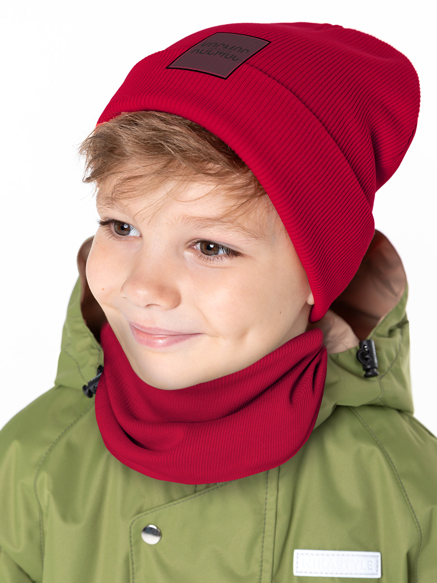 

Комплект детский NIKASTYLE 12л12524, гранат, 50, Красный, 12л12524