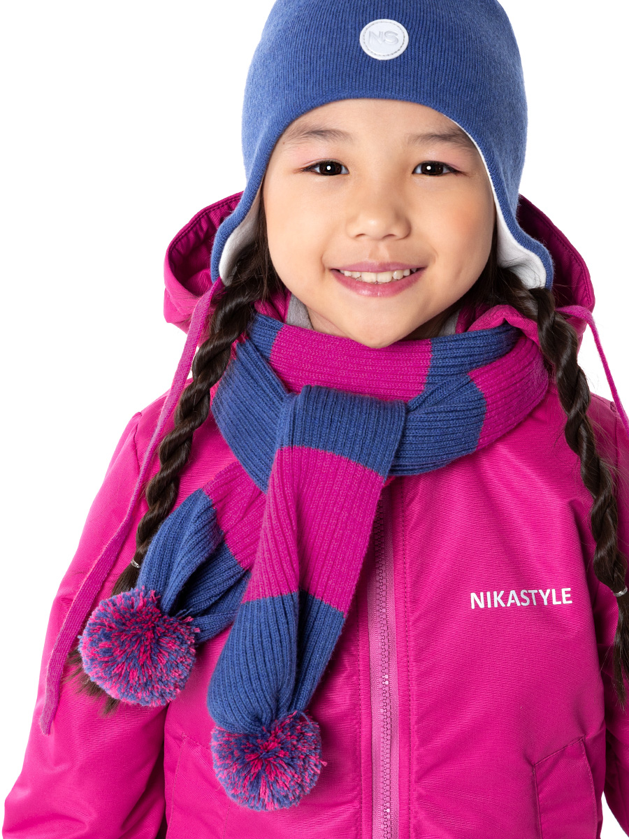 

Шарф детский NIKASTYLE 17м10824, фуксия, onesize, Розовый, 17м10824