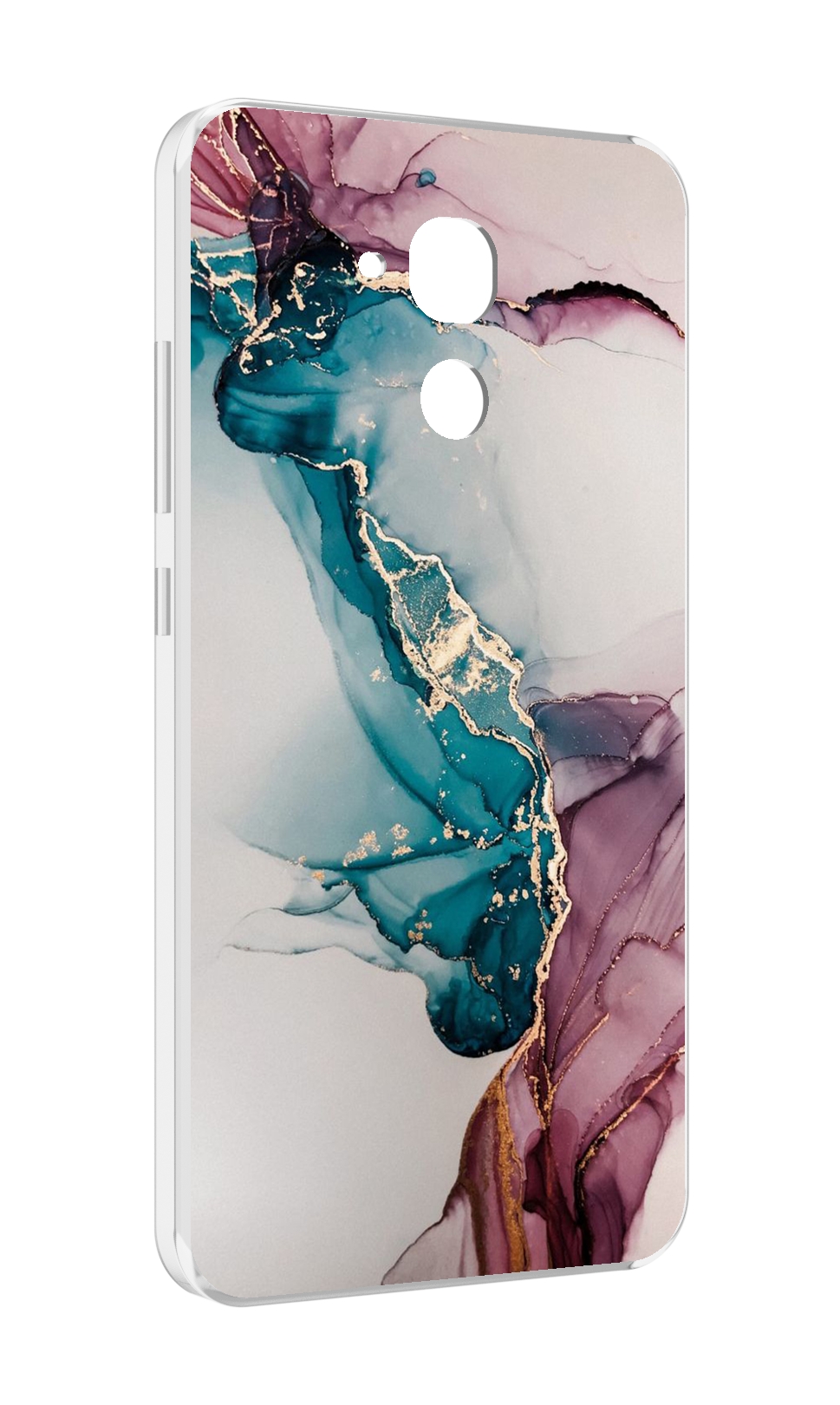 

Чехол MyPads фиолетовый синий краски для Huawei Honor 5C/7 Lite/GT3 5.2, Прозрачный, Tocco