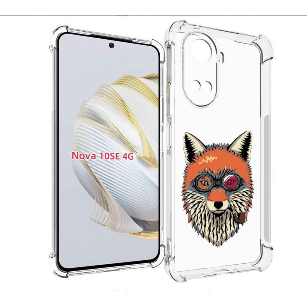 

Чехол MyPads Деловой лис для Huawei Nova 10 SE, Прозрачный, Tocco