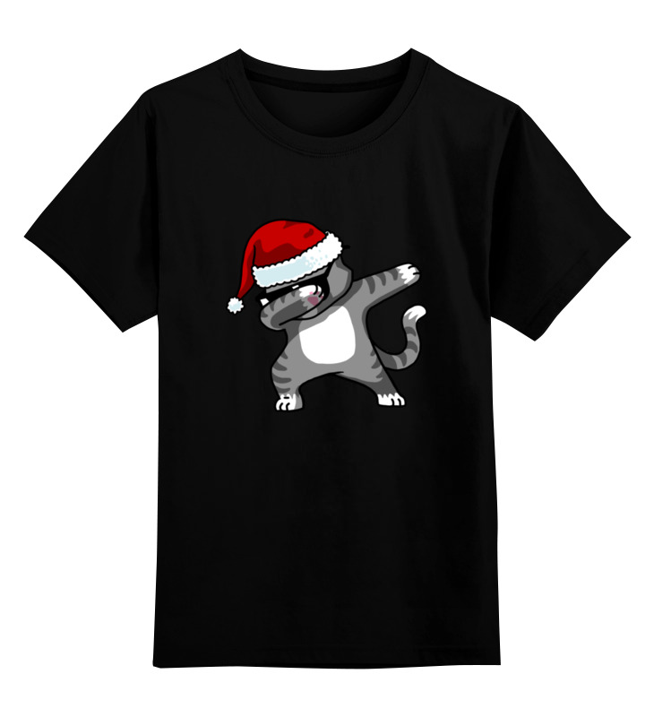 

Футболка детская Printio Dabbing cat цв. черный р. 152, Dabbing cat