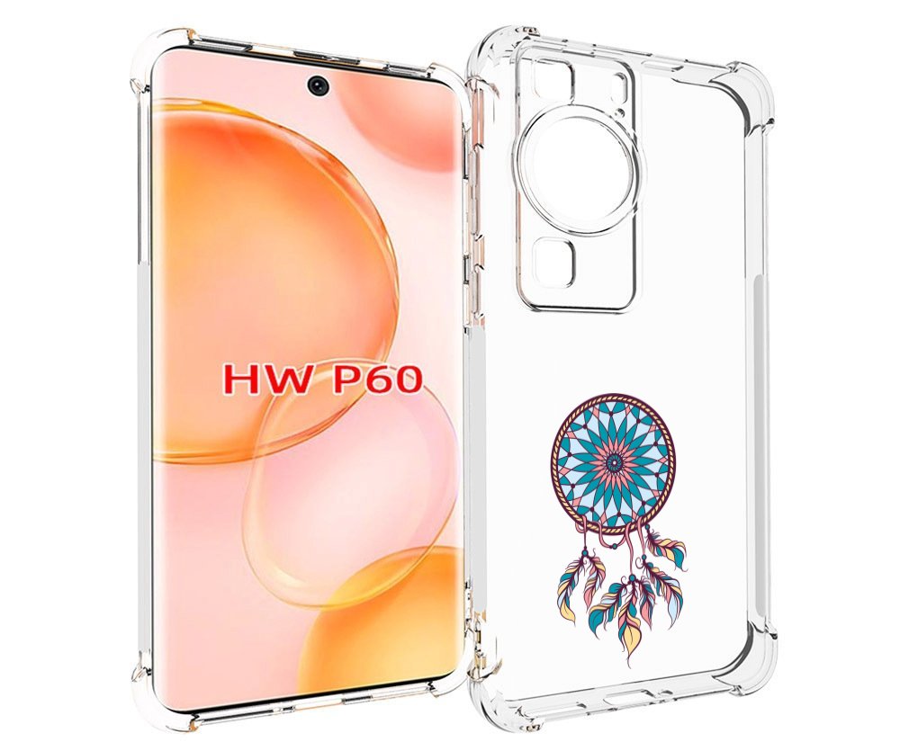 

Чехол MyPads ловец снов синий для Huawei P60, Tocco