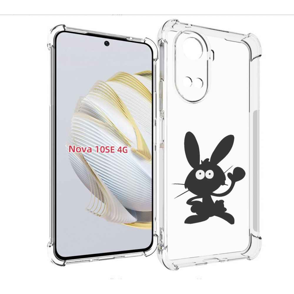 

Чехол MyPads Заяц для Huawei Nova 10 SE, Прозрачный, Tocco