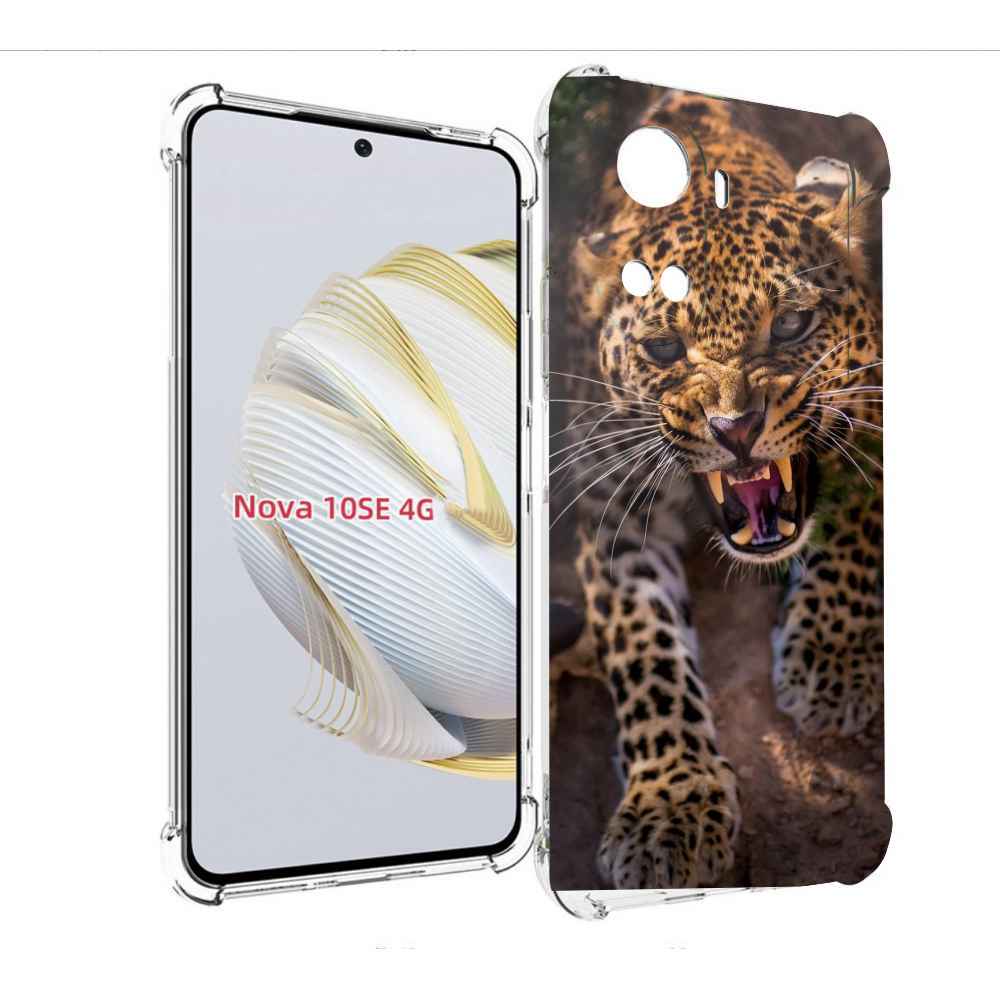 

Чехол MyPads Злой-гепард для Huawei Nova 10 SE, Прозрачный, Tocco