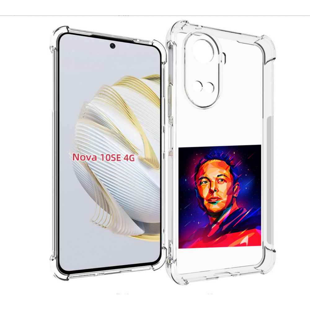 

Чехол MyPads Илон-Маск для Huawei Nova 10 SE, Прозрачный, Tocco