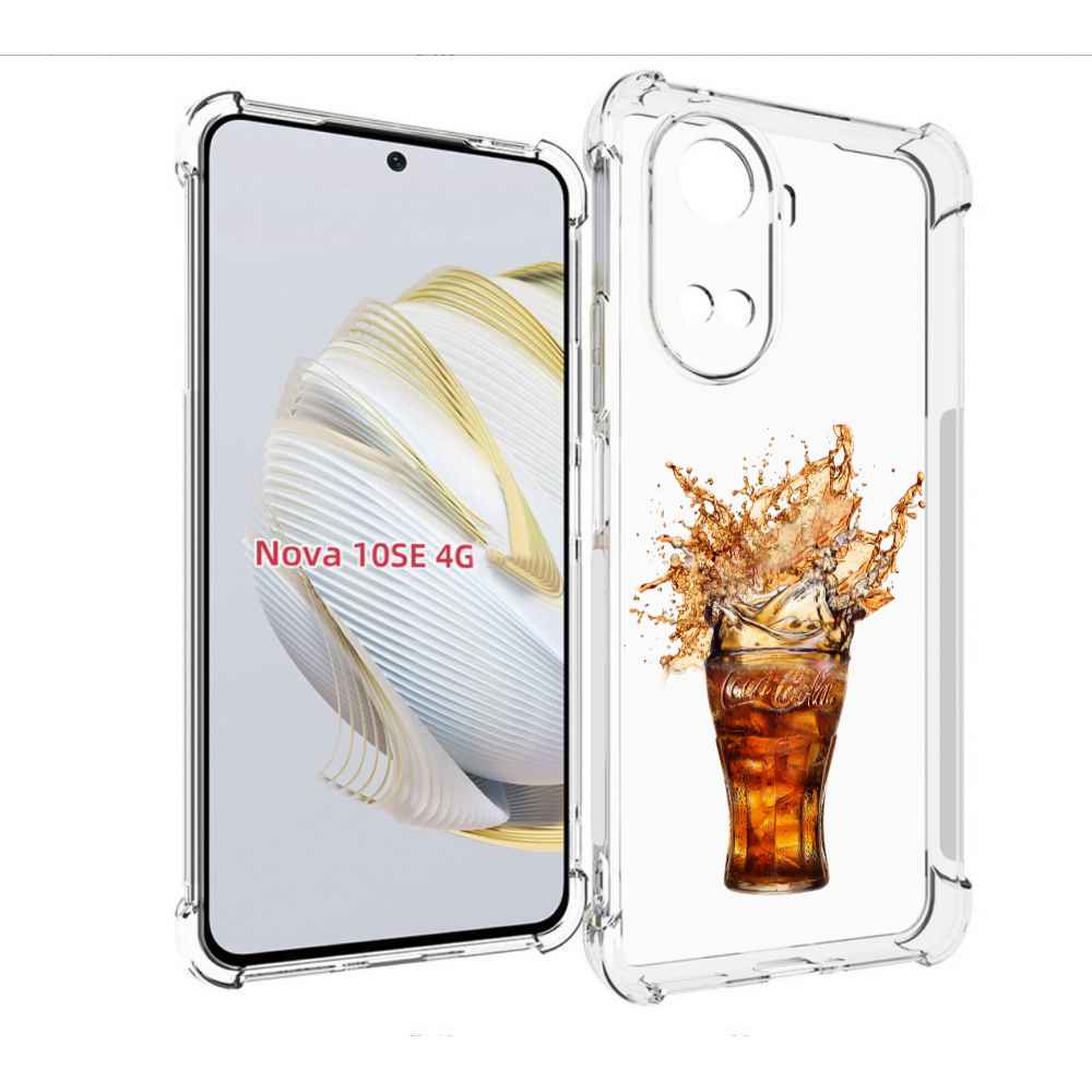 

Чехол MyPads Кола-в-стакане для Huawei Nova 10 SE, Прозрачный, Tocco