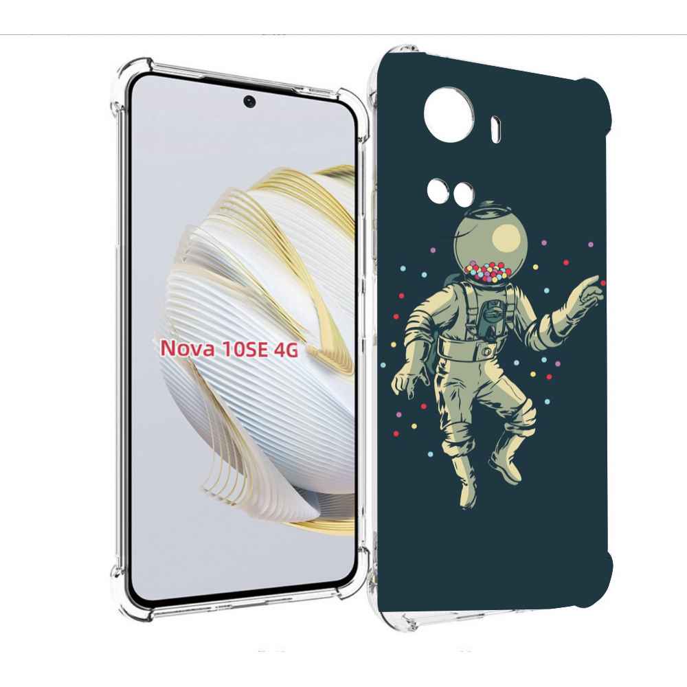 

Чехол MyPads Космонавт для Huawei Nova 10 SE, Прозрачный, Tocco