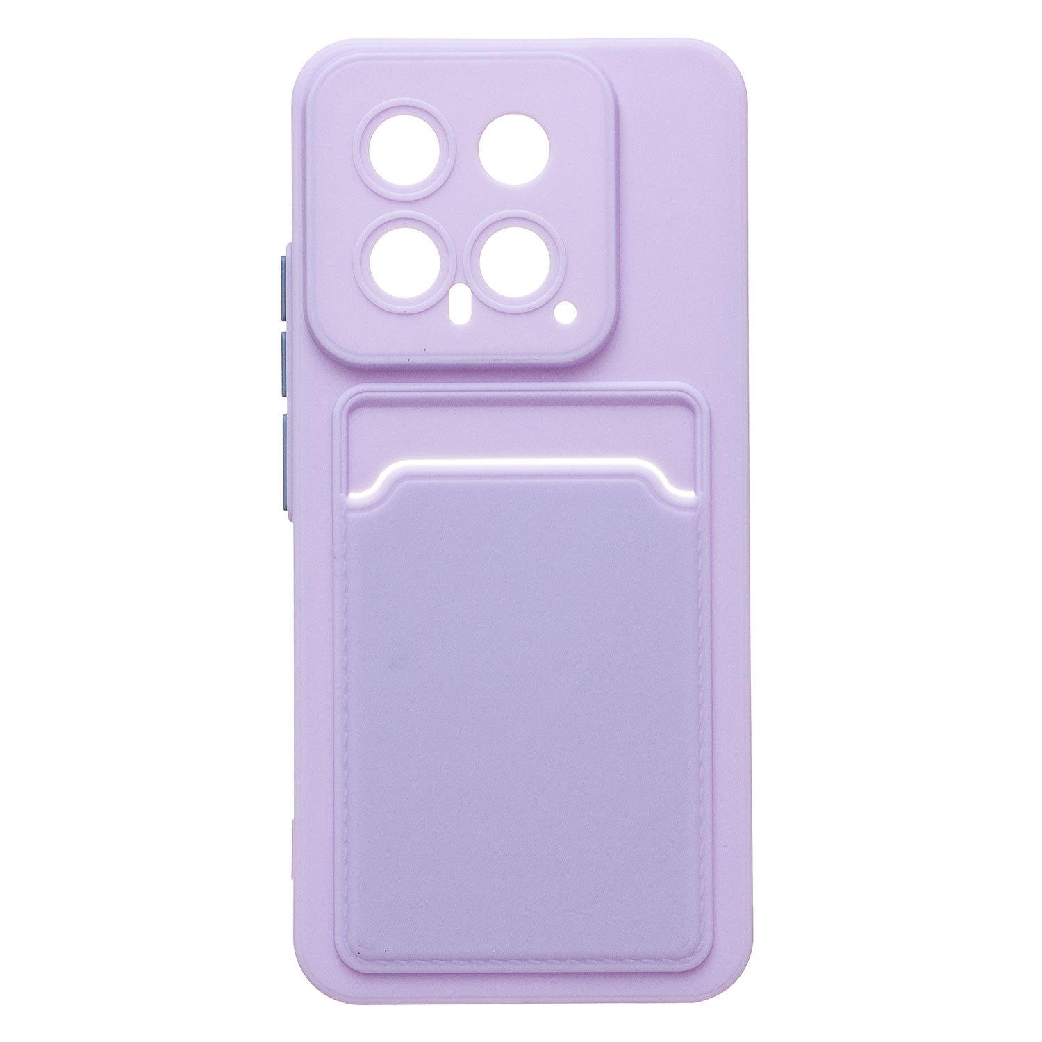 

Чехол Xiaomi 14 (23127PN0CG) силиконовый с картхолдером 9 <светло-фиолетовый>