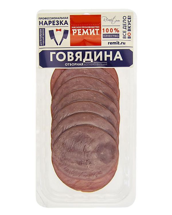 

Говядина варено-копченая Сургутский мясокомбинат Отборная 150 г