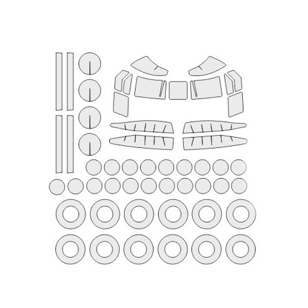 

14527KV Boeing CH-47D ACE Coproration 1409 маски на диски и колеса для моделей Revell