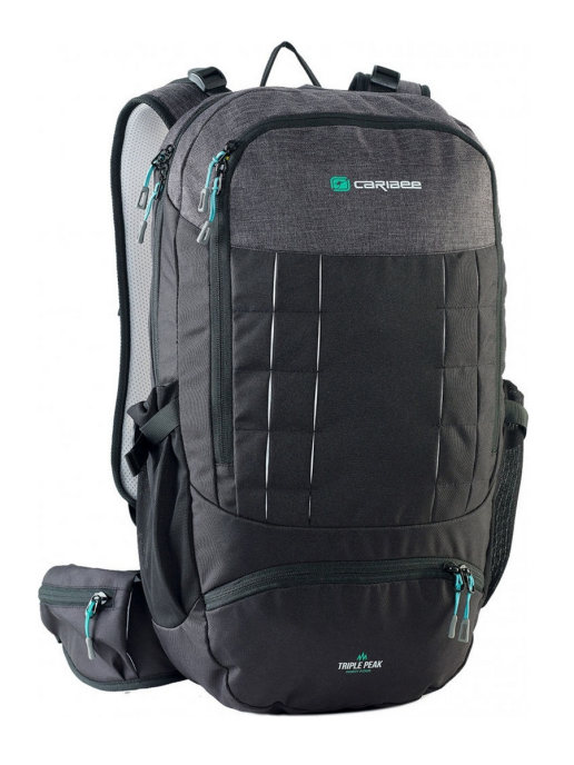 Рюкзак унисекс CARIBEE Triple Peak 34 черный