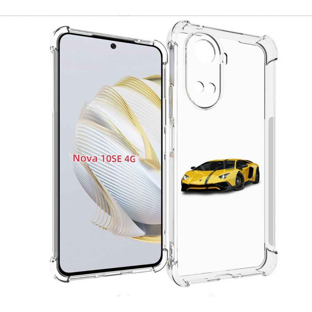 

Чехол MyPads Ламбо мужской для Huawei Nova 10 SE, Прозрачный, Tocco