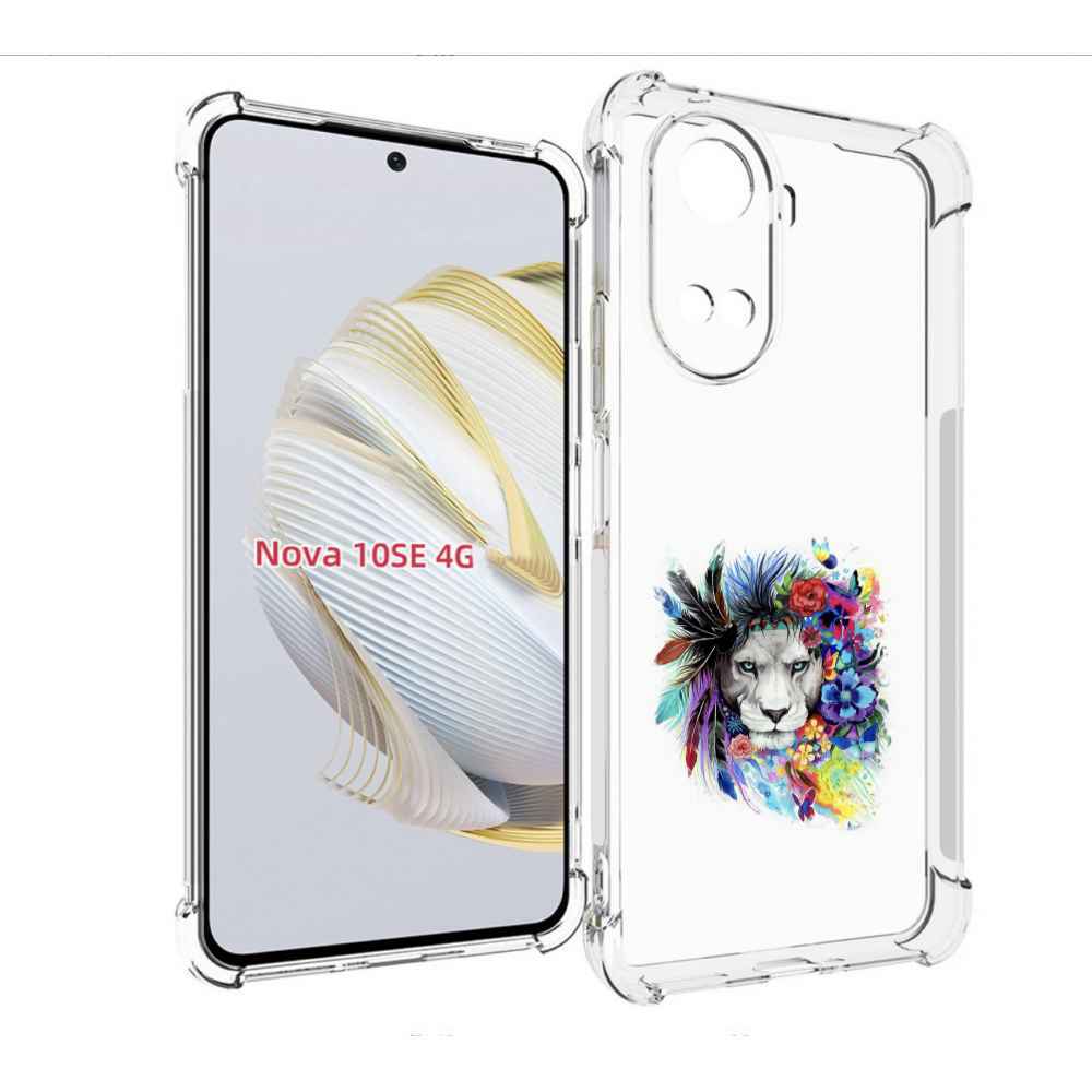 

Чехол MyPads Лев 2 для Huawei Nova 10 SE, Прозрачный, Tocco