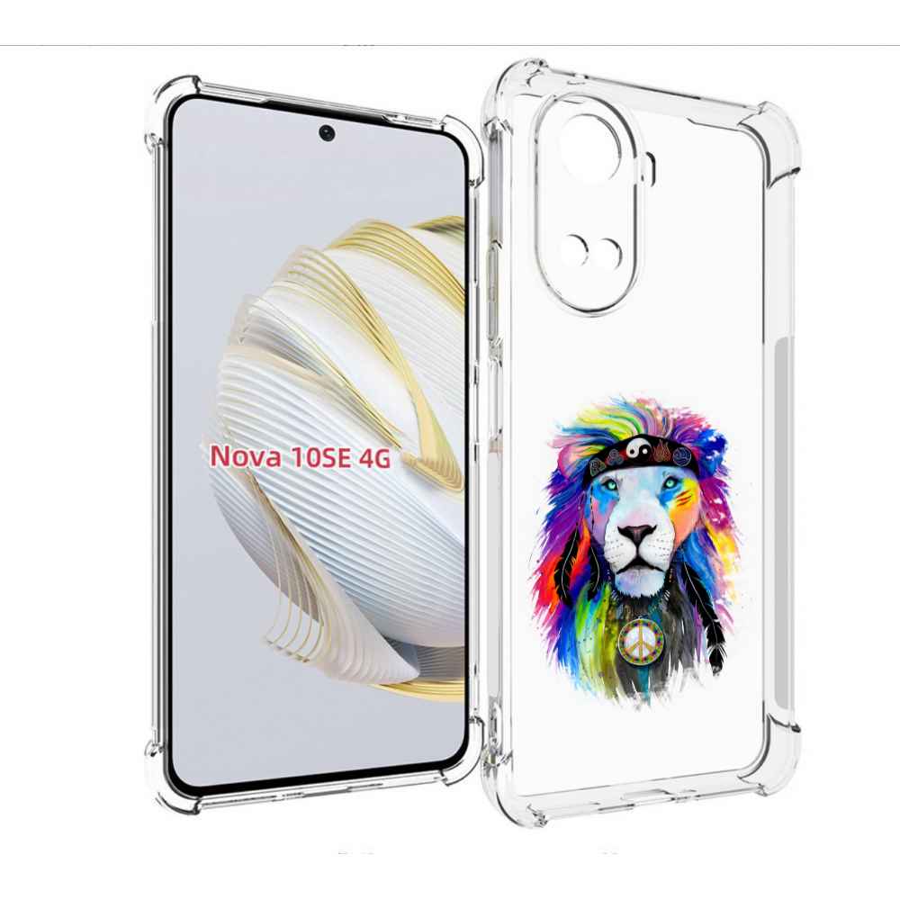 

Чехол MyPads Лев 3 для Huawei Nova 10 SE, Прозрачный, Tocco